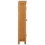 Armario de almacenaje de madera de roble maciza 50x22x110 cm de , Taquillas y armarios de almacenamiento - Ref: Foro24-329926...