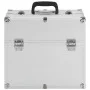 Estuche de maquillaje aluminio plateado 38x23x34 cm de vidaXL, Neceseres - Ref: Foro24-91832, Precio: 54,75 €, Descuento: %