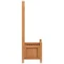 Jardinera con enrejado de madera maciza de abeto marrón de , Maceteros y jardineras - Ref: Foro24-365482, Precio: 51,86 €, De...