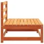 Garden sofas without armrests 3 units brown wood 70x70x67 cm by , Modular outdoor sofas - Ref: Foro24-837932, Price: 134,12 €...