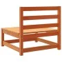 Garden sofas without armrests 3 units brown wood 70x70x67 cm by , Modular outdoor sofas - Ref: Foro24-837932, Price: 134,12 €...