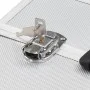 Estuche de maquillaje aluminio plateado 38x23x34 cm de vidaXL, Neceseres - Ref: Foro24-91832, Precio: 54,75 €, Descuento: %