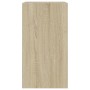 Zapatero de madera de ingeniería roble Sonoma 60x34x63,5 cm de , Zapateros y organizadores de calzado - Ref: Foro24-839940, P...