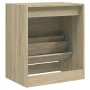 Zapatero de madera de ingeniería roble Sonoma 60x42x69 cm de , Zapateros y organizadores de calzado - Ref: Foro24-839982, Pre...