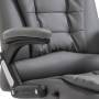 Silla de oficina de cuero sintético gris antracita de vidaXL, Sillas de oficina - Ref: Foro24-20233, Precio: 223,57 €, Descue...