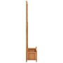 Jardinera con enrejado de madera maciza de abeto marrón de , Maceteros y jardineras - Ref: Foro24-365491, Precio: 156,02 €, D...