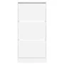 Zapatero de madera de ingeniería blanco 60x21x125,5 cm de , Zapateros y organizadores de calzado - Ref: Foro24-839896, Precio...