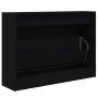 Zapatero de madera de ingeniería negro 80x21x57 cm de , Zapateros y organizadores de calzado - Ref: Foro24-839911, Precio: 71...