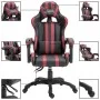 Silla de gaming de cuero sintético color vino tinto de vidaXL, Sillones para videojuegos - Ref: Foro24-20215, Precio: 151,31 ...