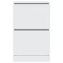 Zapatero de madera de ingeniería blanco 60x34x96,5 cm de , Zapateros y organizadores de calzado - Ref: Foro24-839945, Precio:...