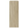 Zapatero de madera de ingeniería roble Sonoma 60x34x96,5 cm de , Zapateros y organizadores de calzado - Ref: Foro24-839947, P...