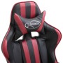 Silla de gaming de cuero sintético color vino tinto de vidaXL, Sillones para videojuegos - Ref: Foro24-20215, Precio: 153,14 ...