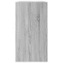 Zapatero de madera de ingeniería gris Sonoma 80x34x63 cm de , Zapateros y organizadores de calzado - Ref: Foro24-839964, Prec...