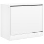 Zapatero de madera de ingeniería blanco 80x42x69 cm de , Zapateros y organizadores de calzado - Ref: Foro24-840001, Precio: 5...