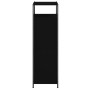 Zapatero de madera de ingeniería negro 60x34x112 cm de , Zapateros y organizadores de calzado - Ref: Foro24-840029, Precio: 9...