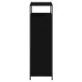 Zapatero de madera de ingeniería negro 75x34x112 cm de , Zapateros y organizadores de calzado - Ref: Foro24-840034, Precio: 1...