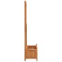Jardinera con enrejado de madera maciza de abeto marrón de , Maceteros y jardineras - Ref: Foro24-365488, Precio: 91,20 €, De...