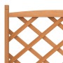Jardinera con enrejado de madera maciza de abeto marrón de , Maceteros y jardineras - Ref: Foro24-365488, Precio: 91,20 €, De...
