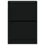 Zapatero de madera de ingeniería negro 60x21x87,5 cm de , Zapateros y organizadores de calzado - Ref: Foro24-839890, Precio: ...