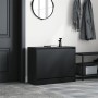 Zapatero de madera de ingeniería negro 80x34x63 cm de , Zapateros y organizadores de calzado - Ref: Foro24-839960, Precio: 60...