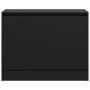 Zapatero de madera de ingeniería negro 80x34x63 cm de , Zapateros y organizadores de calzado - Ref: Foro24-839960, Precio: 59...