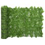 Valla de privacidad de balcón de hojas verde 600x75 cm de , Sombrillas - Ref: Foro24-3216423, Precio: 45,47 €, Descuento: %