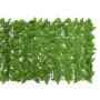 Valla de privacidad de balcón de hojas verde 600x75 cm de , Sombrillas - Ref: Foro24-3216423, Precio: 45,47 €, Descuento: %
