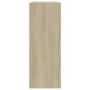 Zapatero de madera de ingeniería roble Sonoma 80x21x57 cm de , Zapateros y organizadores de calzado - Ref: Foro24-839912, Pre...
