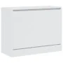 Zapatero de madera de ingeniería blanco 80x34x63 cm de , Zapateros y organizadores de calzado - Ref: Foro24-839959, Precio: 5...