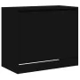Zapatero de madera de ingeniería negro 80x42x69 cm de , Zapateros y organizadores de calzado - Ref: Foro24-840002, Precio: 66...