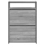 Zapatero de madera de ingeniería gris Sonoma 75x34x112 cm de , Zapateros y organizadores de calzado - Ref: Foro24-840037, Pre...