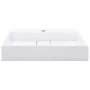 Lavabo 60x38x11 cm resina mineral/mármol blanco de vidaXL, Lavabos - Ref: Foro24-144064, Precio: 164,67 €, Descuento: %