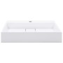 Lavabo 60x38x11 cm resina mineral/mármol blanco de vidaXL, Lavabos - Ref: Foro24-144064, Precio: 148,61 €, Descuento: %
