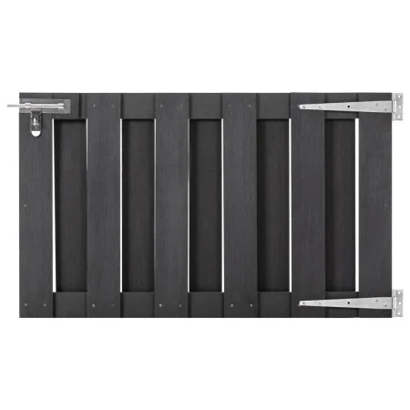 Gartentor WPC grau 100x60 cm von , Gartentore - Ref: Foro24-49081, Preis: 102,17 €, Rabatt: %