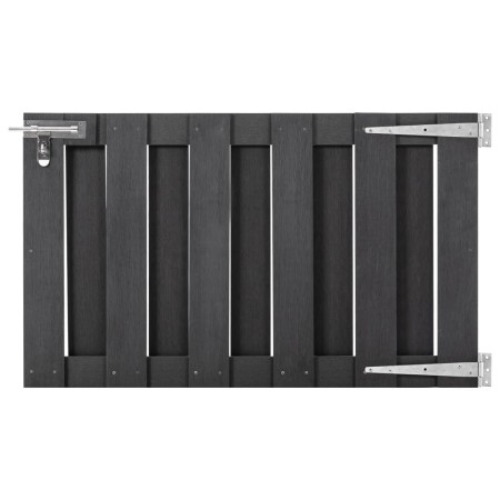 Puerta de jardín de WPC gris 100x60 cm de , Puertas de jardín - Ref: Foro24-49081, Precio: 109,98 €, Descuento: %