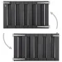 Gray WPC garden gate 100x60 cm by , garden gates - Ref: Foro24-49081, Price: 102,17 €, Discount: %