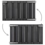Puerta de jardín de WPC gris 100x60 cm de , Puertas de jardín - Ref: Foro24-49081, Precio: 109,98 €, Descuento: %