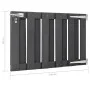 Gartentor WPC grau 100x60 cm von , Gartentore - Ref: Foro24-49081, Preis: 102,17 €, Rabatt: %
