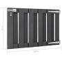 Puerta de jardín de WPC gris 100x60 cm de , Puertas de jardín - Ref: Foro24-49081, Precio: 109,98 €, Descuento: %