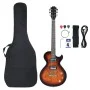 Guitarra eléctrica principiantes con funda marrón negro 4/4 39" de , Guitarras - Ref: Foro24-70191, Precio: 153,49 €, Descuen...