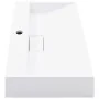 Lavabo 60x38x11 cm resina mineral/mármol blanco de vidaXL, Lavabos - Ref: Foro24-144064, Precio: 164,67 €, Descuento: %