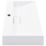Lavabo 60x38x11 cm resina mineral/mármol blanco de vidaXL, Lavabos - Ref: Foro24-144064, Precio: 148,61 €, Descuento: %