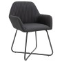 Sillas de comedor 2 unidades tela negro de vidaXL, Sillas de comedor - Ref: Foro24-249813, Precio: 161,26 €, Descuento: %