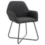 Sillas de comedor 2 unidades tela negro de vidaXL, Sillas de comedor - Ref: Foro24-249813, Precio: 158,96 €, Descuento: %
