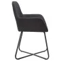 Sillas de comedor 2 unidades tela negro de vidaXL, Sillas de comedor - Ref: Foro24-249813, Precio: 158,96 €, Descuento: %