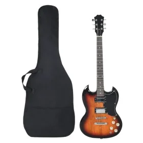 Guitarra eléctrica principiantes con funda marrón negro 4/4 39" de , Guitarras - Ref: Foro24-70188, Precio: 172,04 €, Descuen...