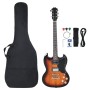 Guitarra eléctrica principiantes con funda marrón negro 4/4 39" de , Guitarras - Ref: Foro24-70188, Precio: 175,30 €, Descuen...