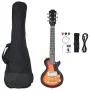 Guitarra eléctrica para niños con funda marrón y negro 3/4 30" de , Guitarras - Ref: Foro24-70197, Precio: 137,67 €, Descuent...