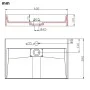 Lavabo 60x38x11 cm resina mineral/mármol blanco de vidaXL, Lavabos - Ref: Foro24-144064, Precio: 164,67 €, Descuento: %