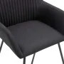 Sillas de comedor 2 unidades tela negro de vidaXL, Sillas de comedor - Ref: Foro24-249813, Precio: 158,96 €, Descuento: %